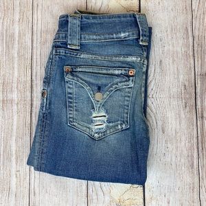 Hudson Distressed Denim Jeans Size 26